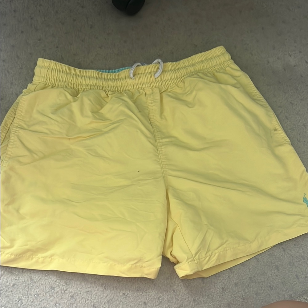 Polo by Ralph Lauren Yellow Swim Board Shorts